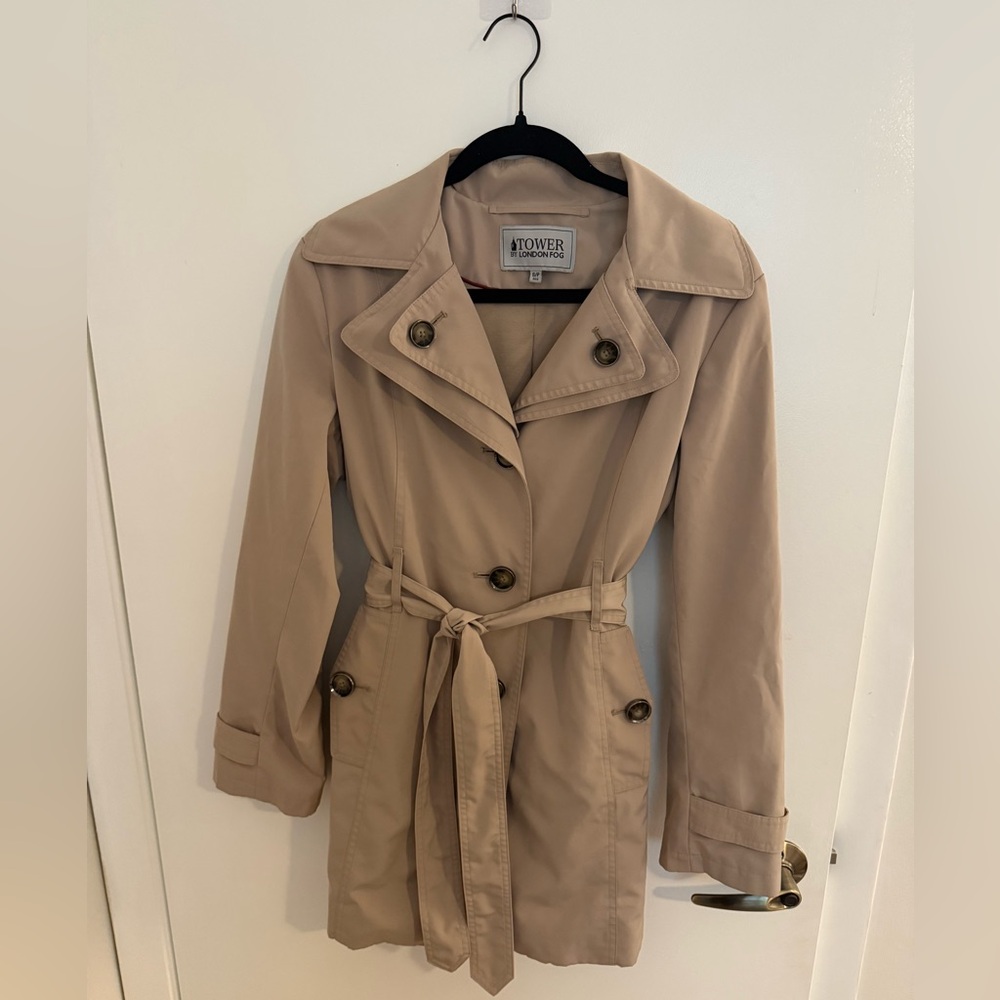 London Fog Classic Beige Trench Coat